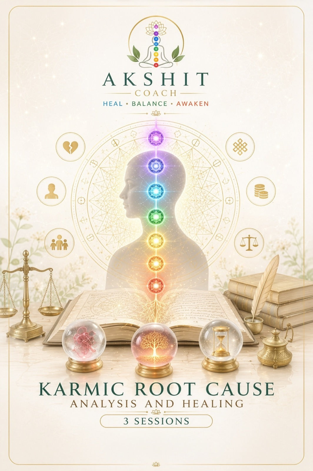 Karmic Root Cause Analysis and Healing - 3 Sessions