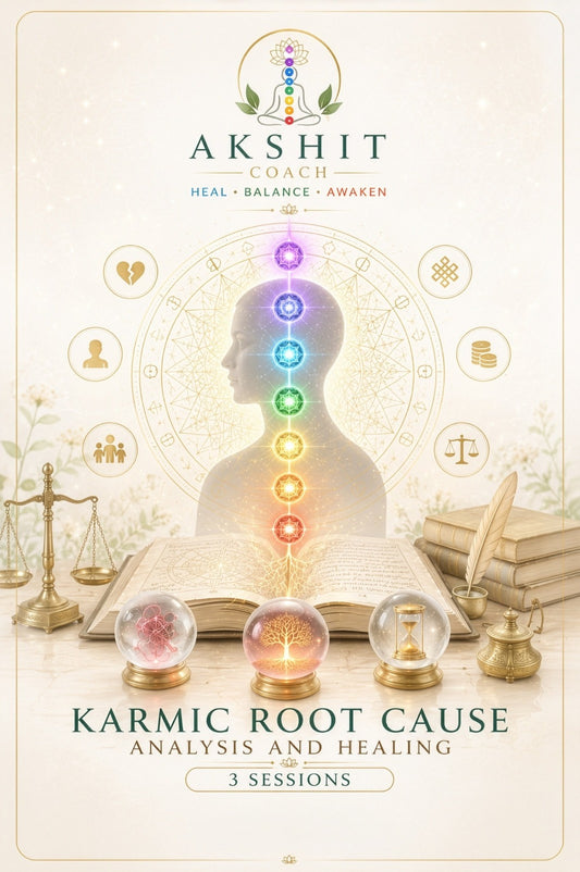 Karmic Root Cause Analysis and Healing - 3 Sessions (alternate week)