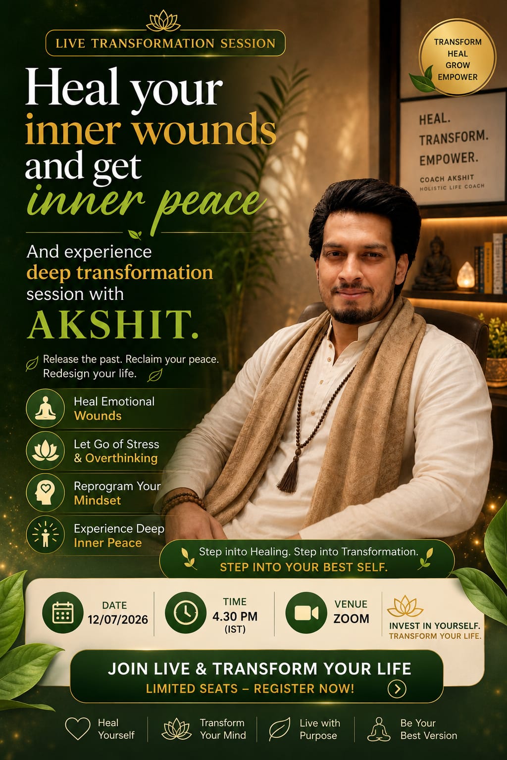 Deep Transformation with Akshit - July 12